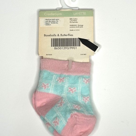 Vintage Gymboree Socks • Size: Up to 3 Months • NEW - Picture 4 of 5